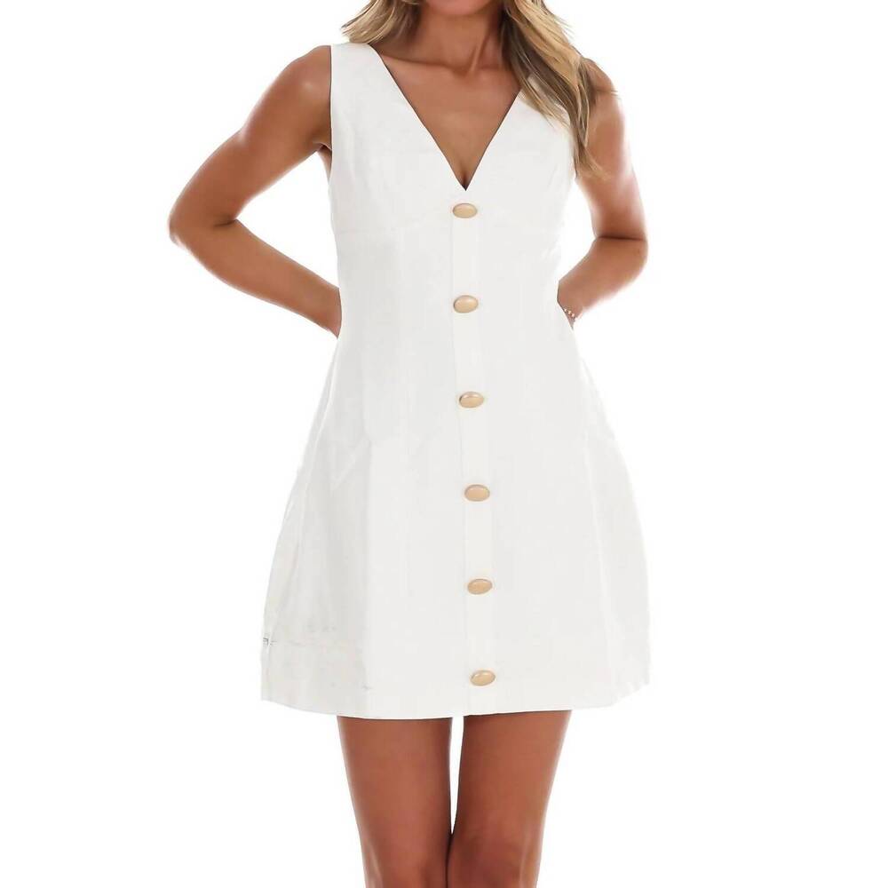 NEW ONE & ONLY you are the reason shift mini dress in white - Picture 5 of 8